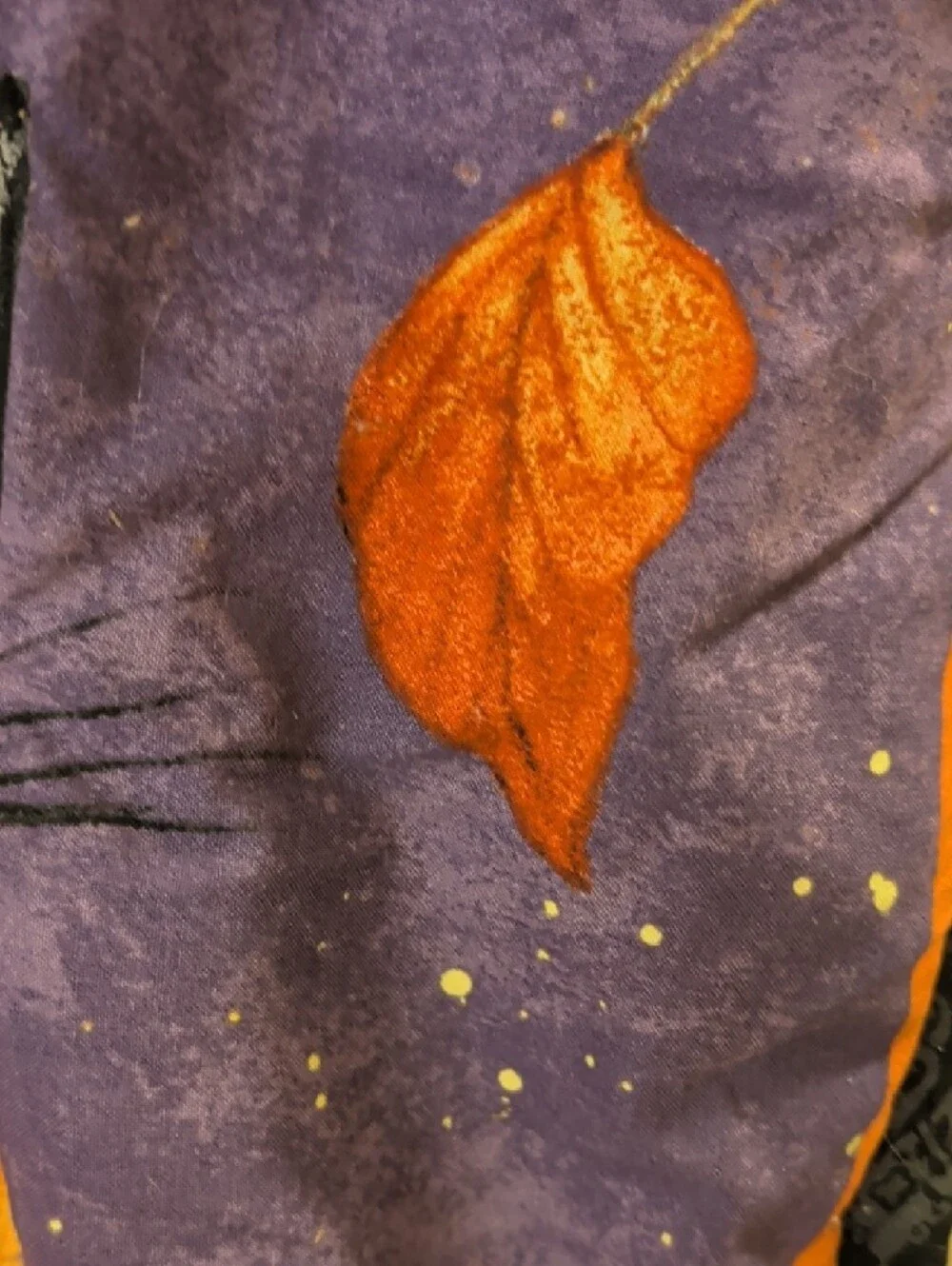 Halloween Pumpkin & Black Cat Quilt